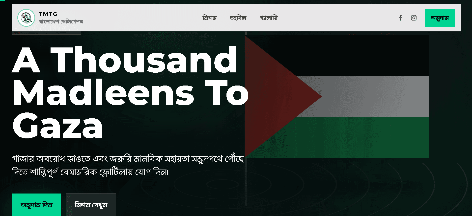 BD for Palestine Website