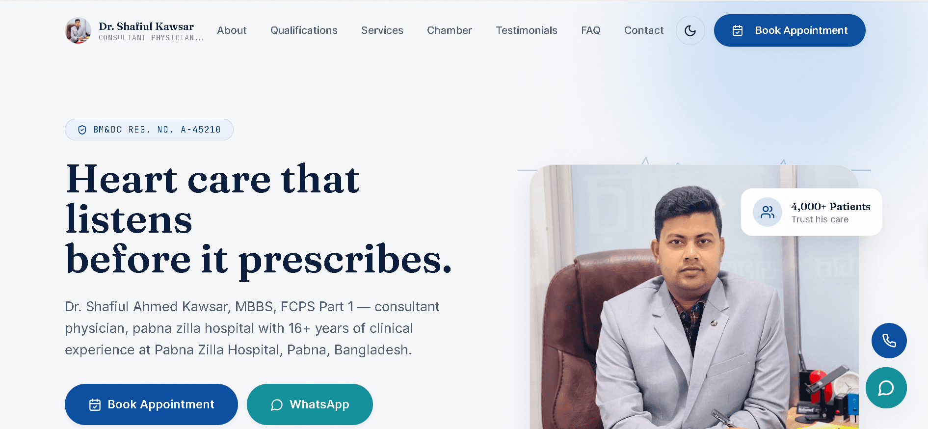 Dr. Shafiul Islam Kawsar Website